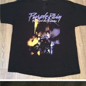 VINTAGE PURPLE RAIN GRAPHIC TEE 100% COTTON